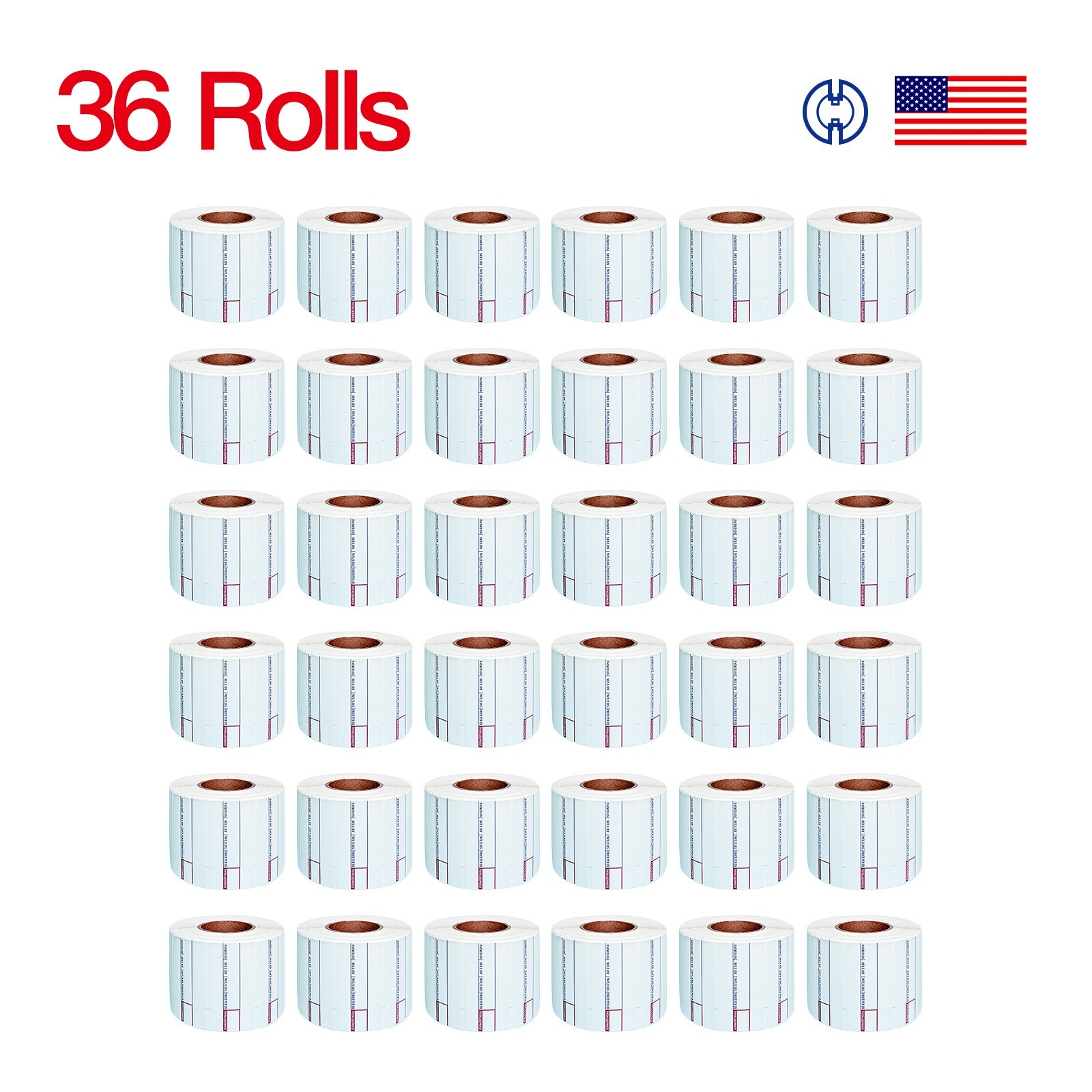 LST-8000 Printing Scale Label, 58 x 30 mm, Non-UPC, 36 Rolls Per Case New Nice