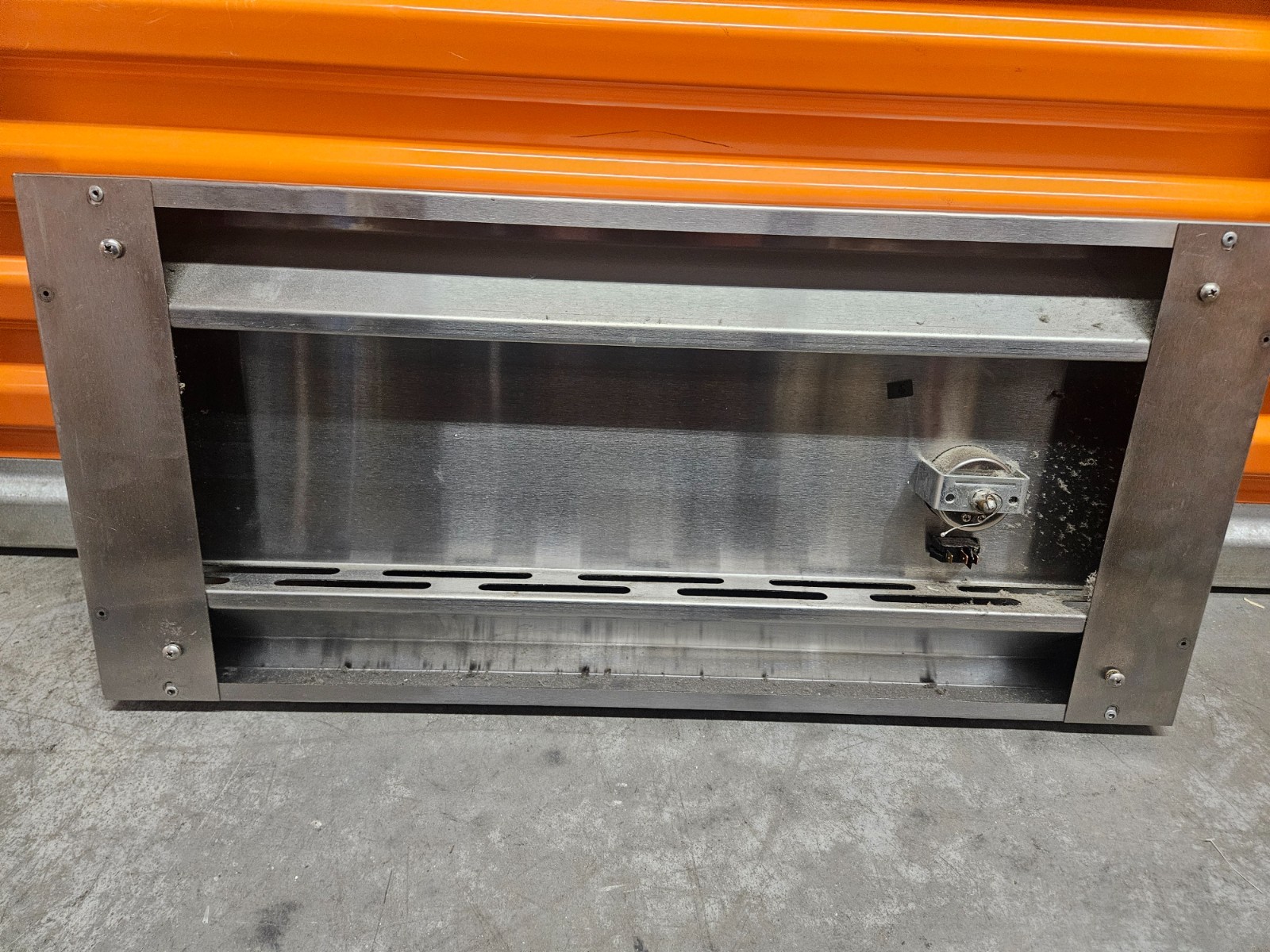 Continental Refrigeration Top Front Grill Panel w/ Thermometer & Anti-Condensate