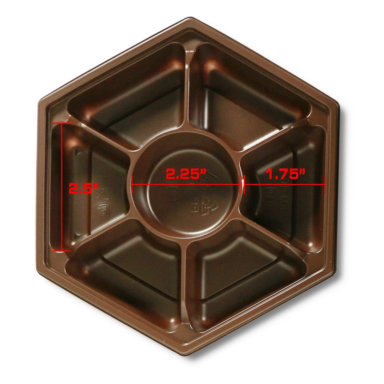 Korean Hexagon Bowl Set w/Lid 8″x8″ PP Bento To Go Box 50/100/400