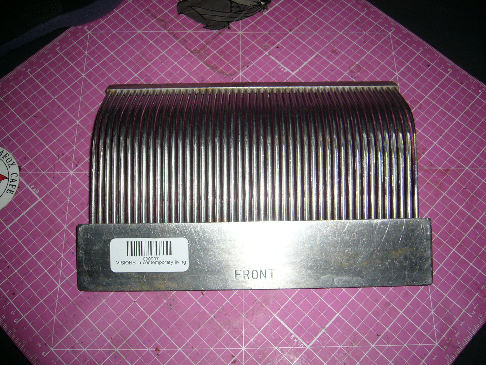 Commercial Meat Tenderizer screen part, Model Unknown. Some scratches.