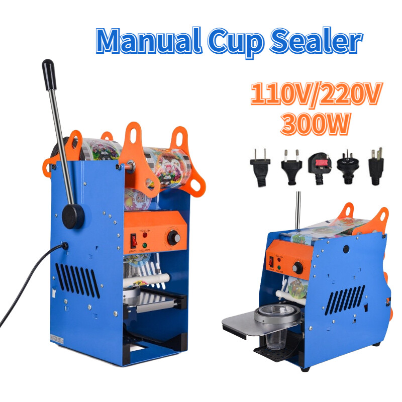 110/220V Manual Cup Sealer Cup Sealing Machine Plastic Drink Machine for Seal