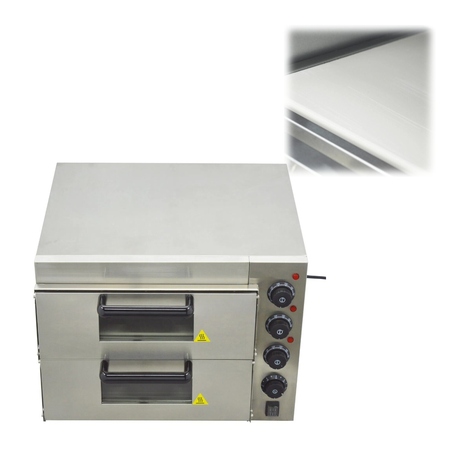 Electric Pizza Oven Burger Bun Double-Decker Bread Meat Oven Max 16 Inches 110V