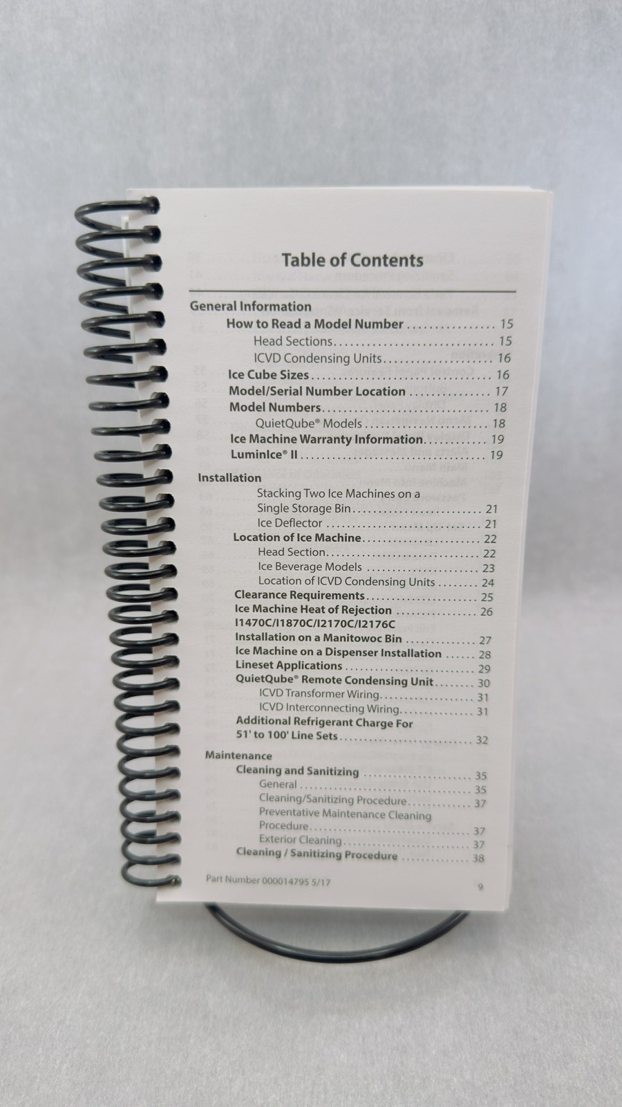 Manitowoc Indigo Series QuietQube Ice Machine Technician Handbook Manual Welbilt