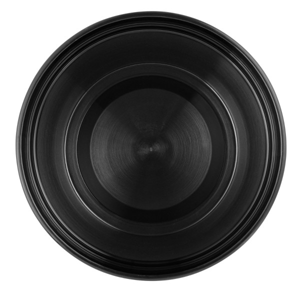 Karat 16 oz Black PP Injection Molded Round Deli Containers with Lids – 240 Sets