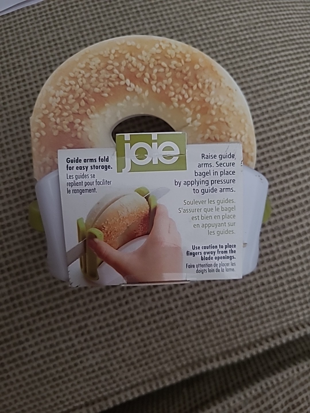 MSC International 12614 Joie Bagel Slicer Set of 1 Piece 1 Count Green