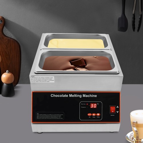 2-Pots Chocolate Melting Machine Electric Chocolate Melting Pot Chocolate Melter