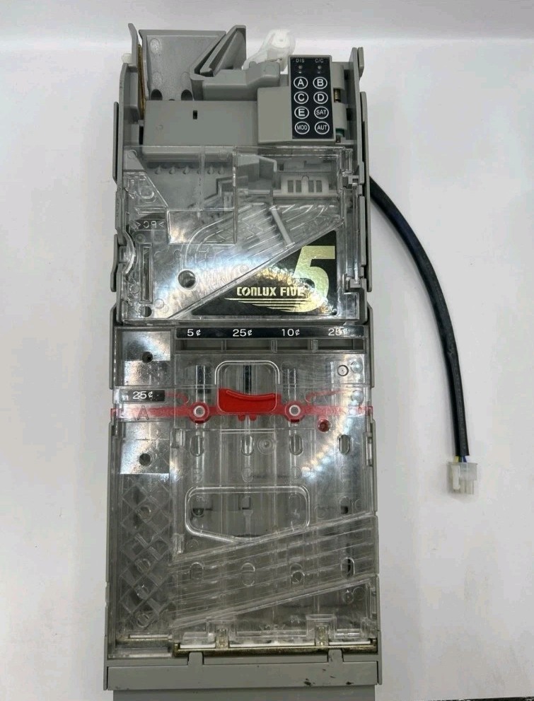 CONLUX CCM5G-1 MDB 5 TUBE COIN MECH MECHANISM COIN ACCEPTOR CHANGER CCM 5G-1