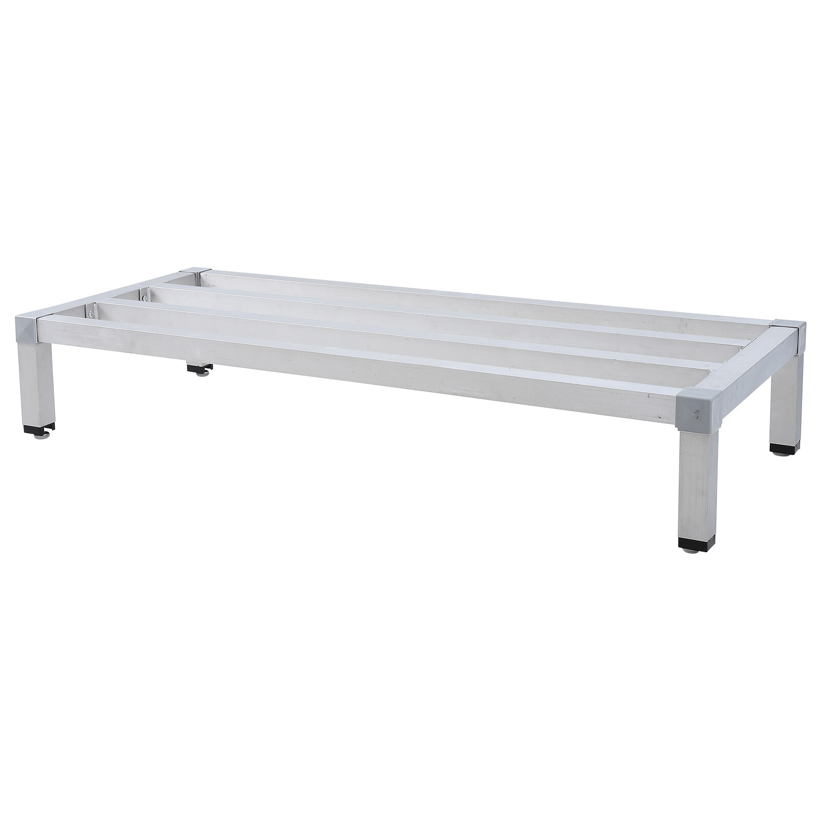 48″ x 20″ x 8″ Aluminum Dunnage Rack 1000lbs Low Shelf for Off-Floor Storage