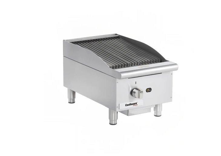 NEW CECILWARE PRO CCP15 15″ ONE BURNER GAS CHARBROILER – 40,000 BTU