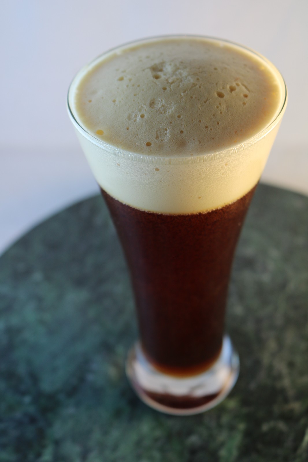 Realistic Faux Dark Beer Prop Resin Stout Pilsner Glass Photography Bar Decor
