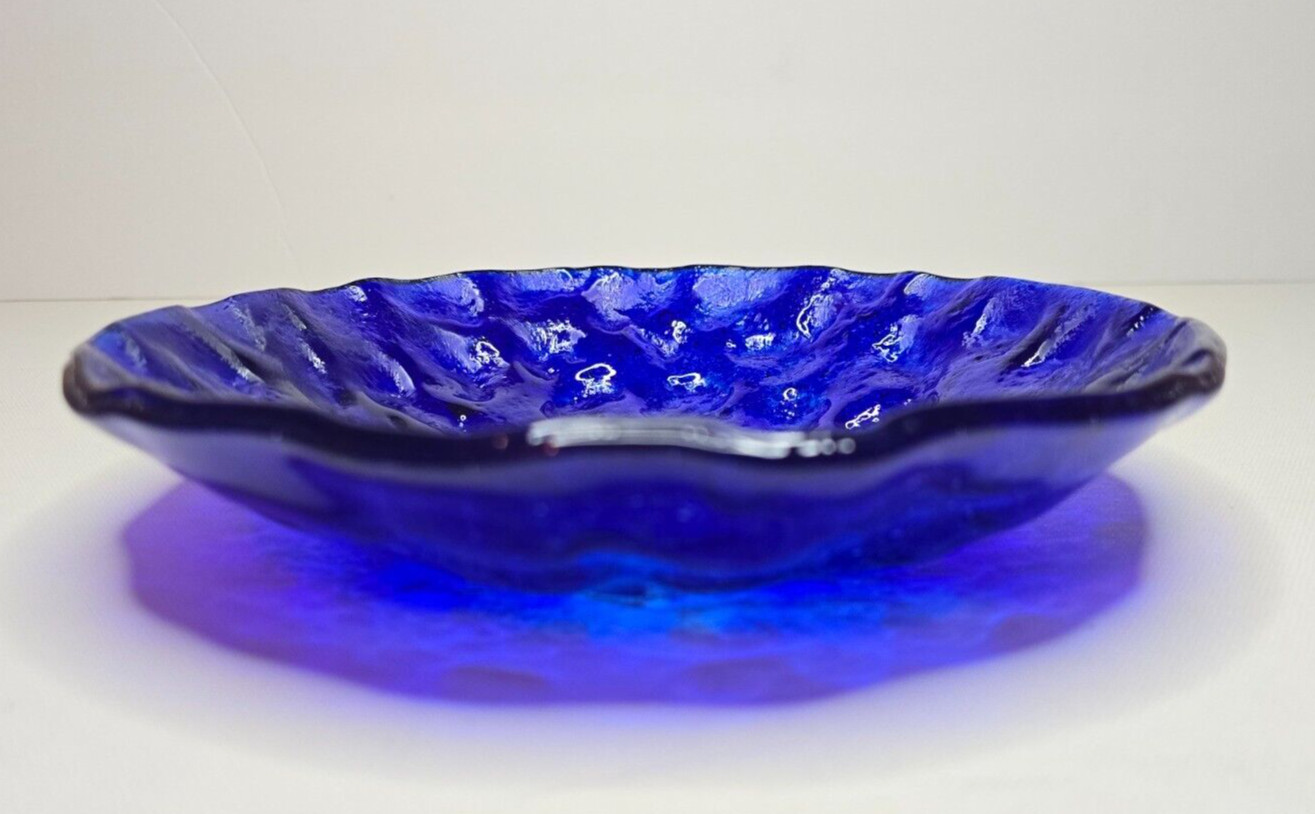 Steelite Catherine Hurand Indigo Blue Ceres Bowl 23 Oz. Cobalt Textured Hammered