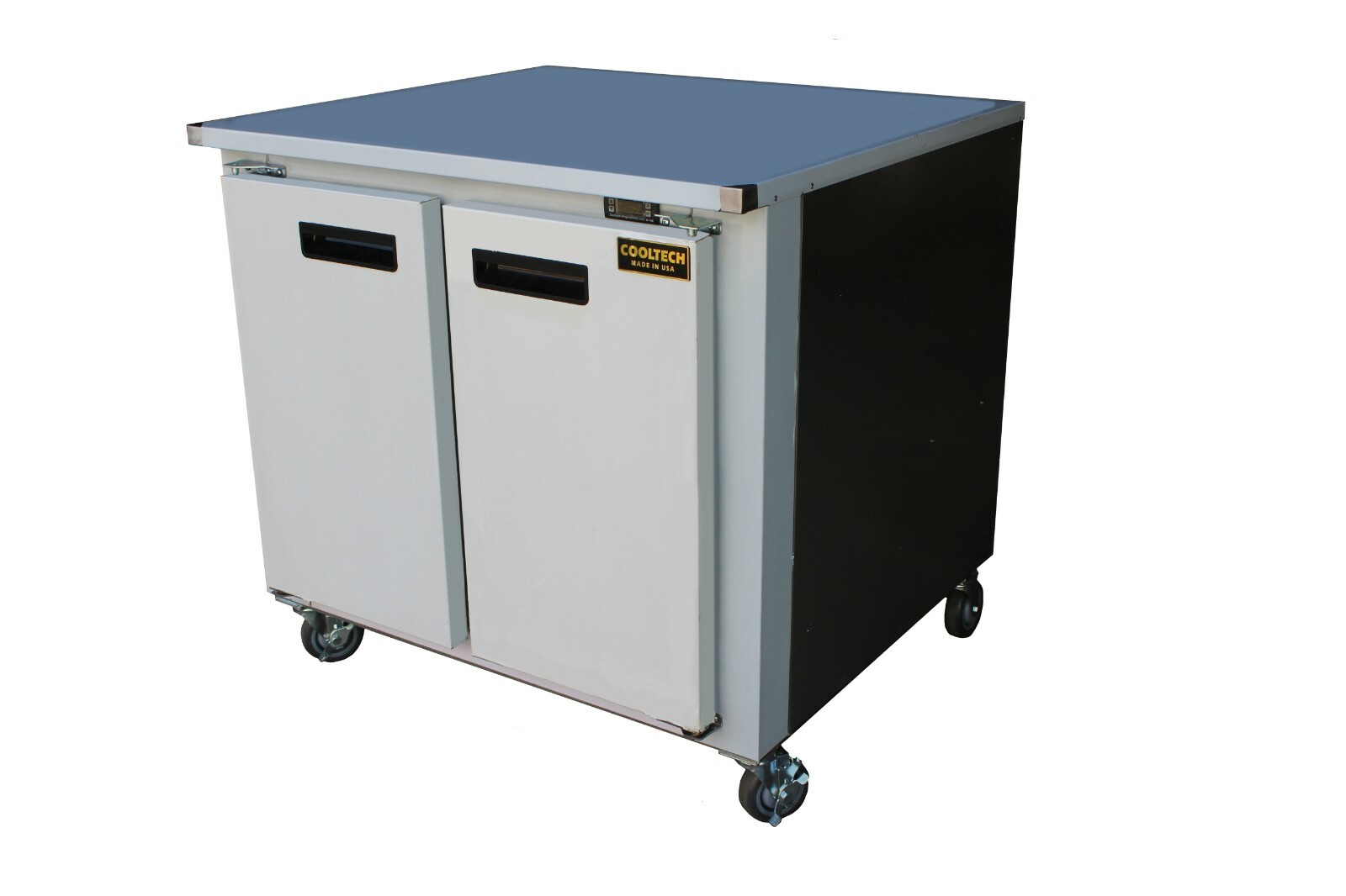 Cooltech 2-Door Worktop Refrigerator Low Boy Cooler 36″