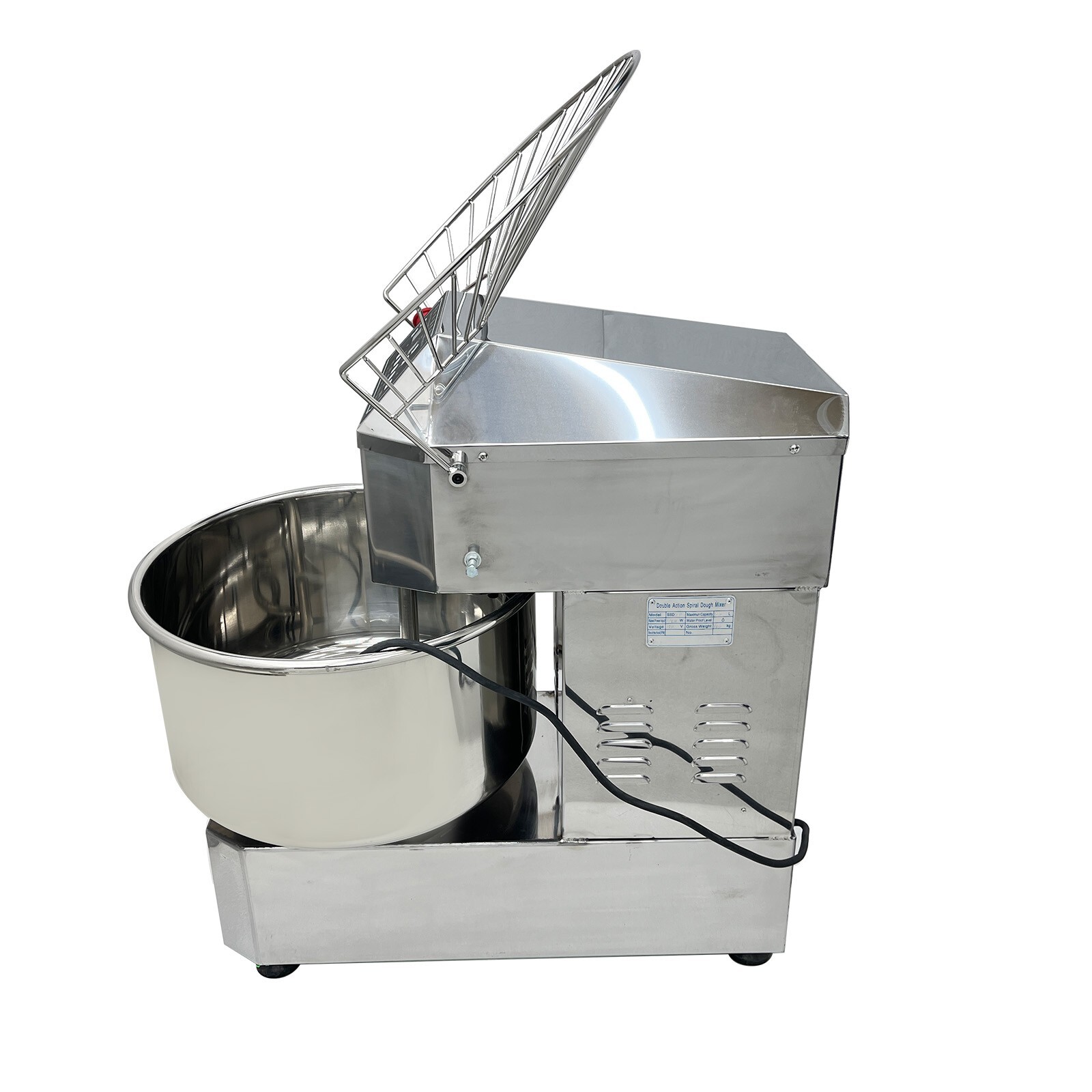 Automatic Commercial Dough Mixer 110LBS Time Setting Electric Flour Spiral Mixer