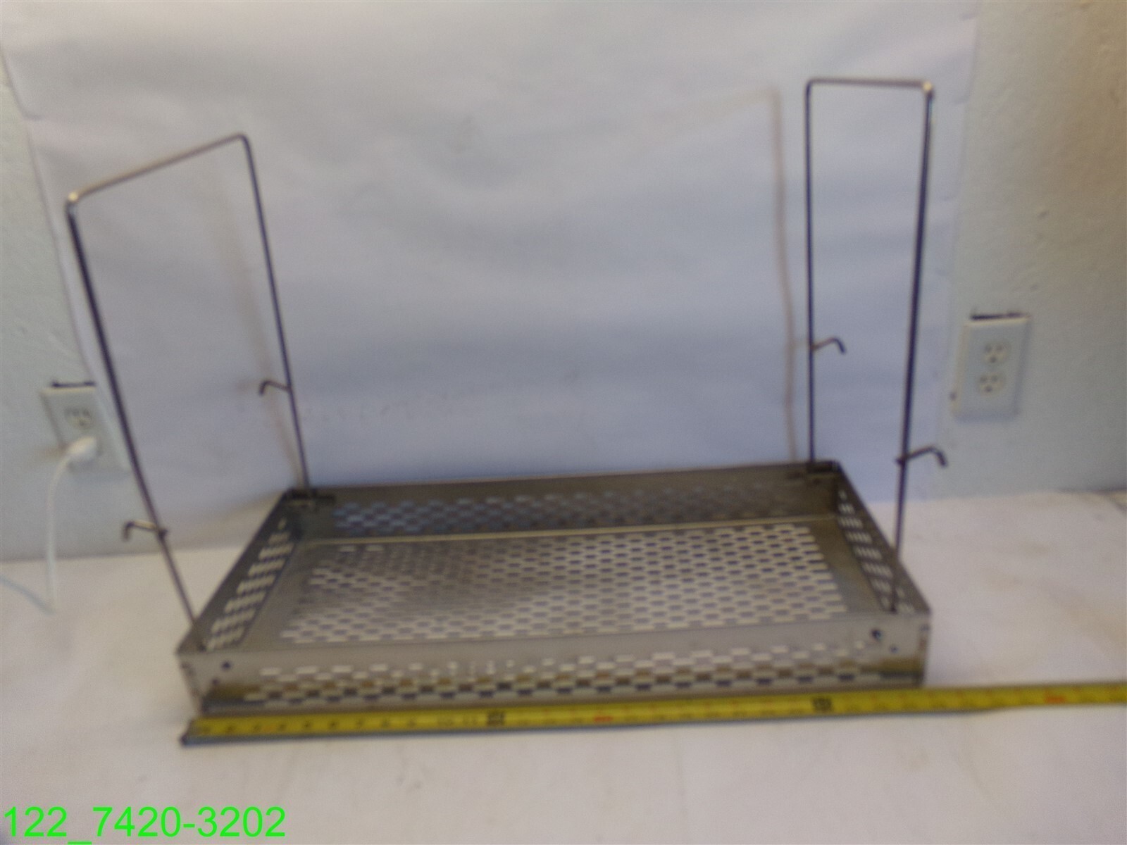 Stainless Steel Fryer Basket 28″L x 12″W x 3-1/2″T (handle height=21″)