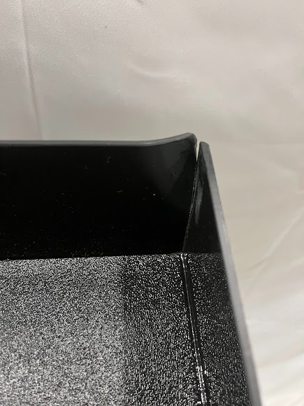 KleanTake by ServSense Black Countertop Slim Cup Dispenser Cabinet – 3 Slot