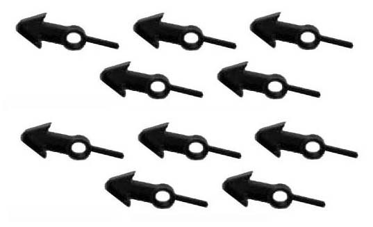 National snack machine shelf latch, qty 10-fits models 147,148,157,158 and more