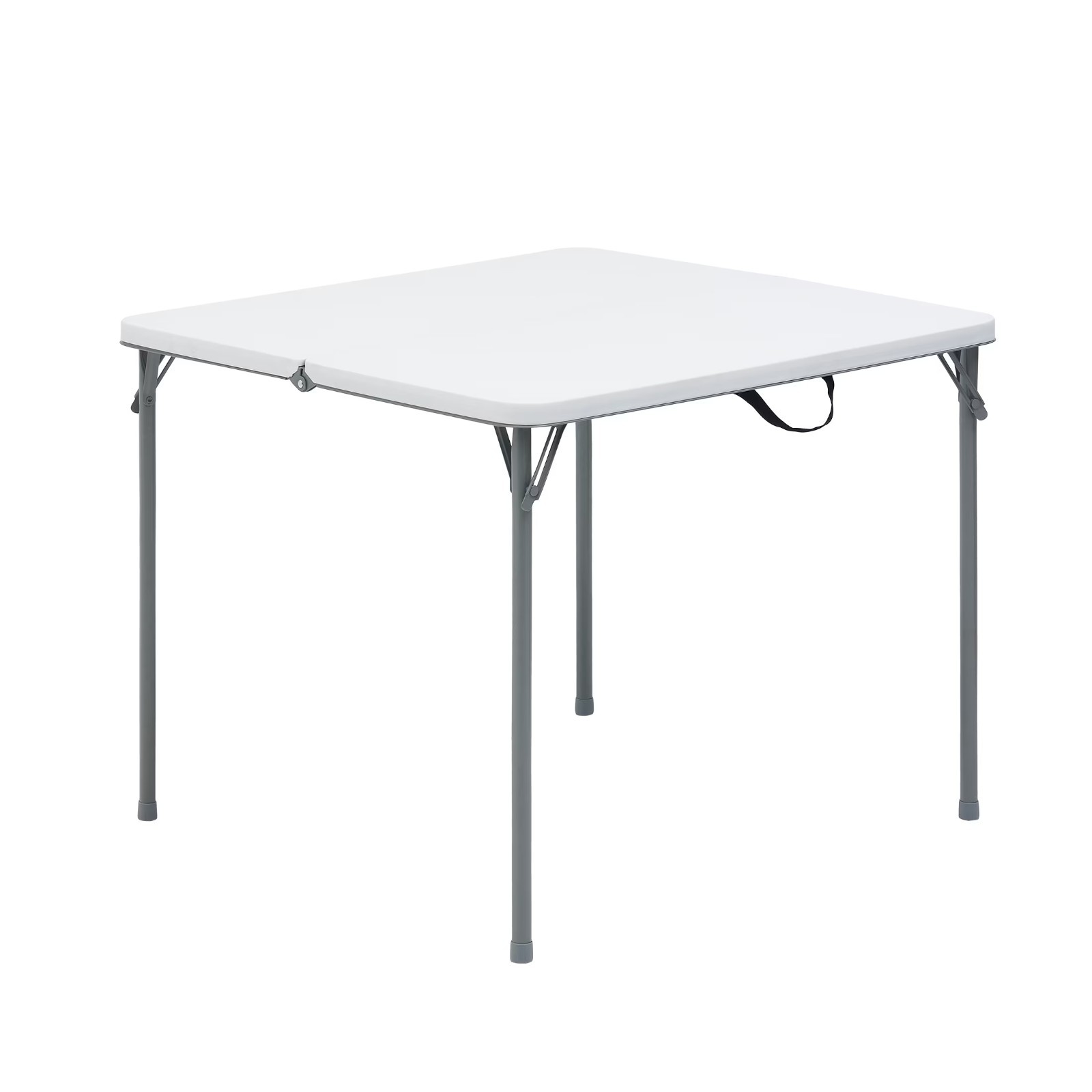 Mainstays 34″ Square Resin Fold-in-Half Table, White