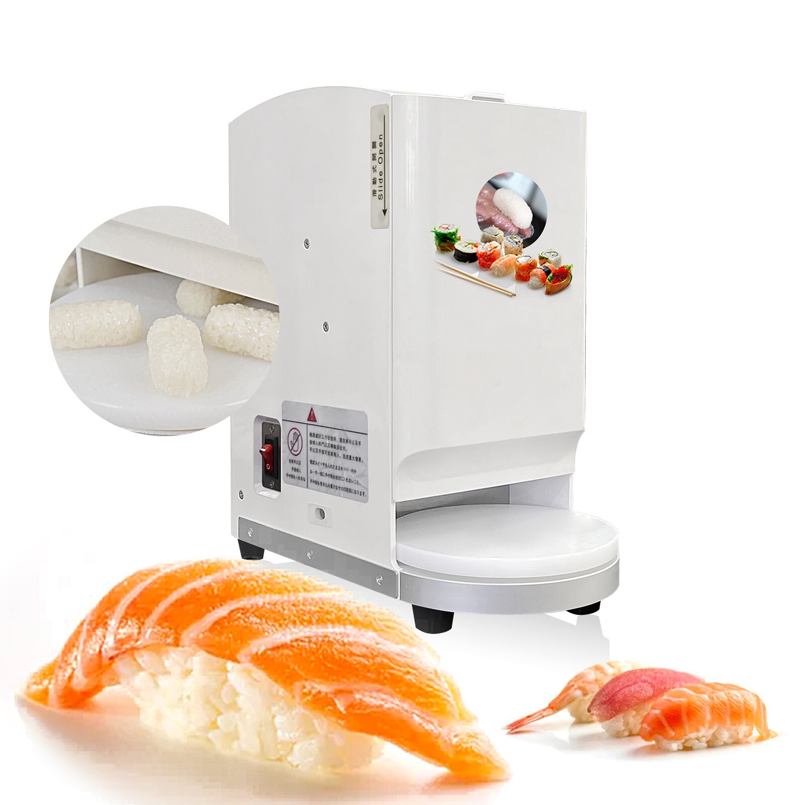 Kolice Automatic Sushi Rice Ball Machine, Portable Sushi Rice Forming Machine
