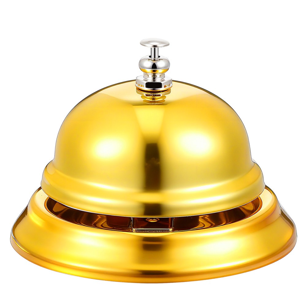 Pressing Service Bell Metal Reception Bell for Kitchen Restaurant Bar