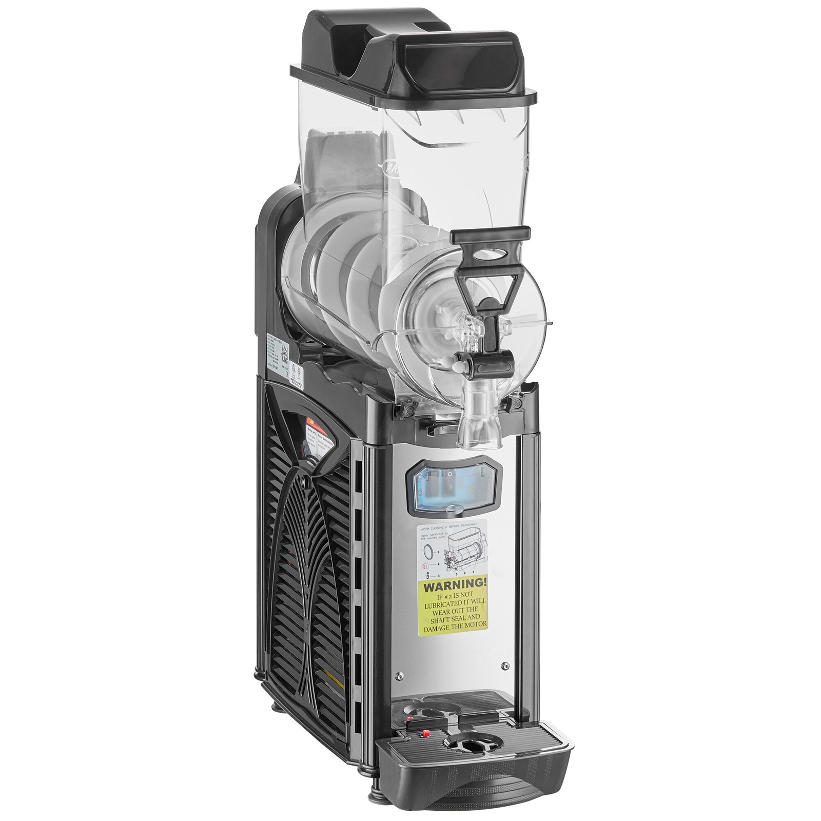 Single 2.6 Gallon Pourover Granita / Slushy / Frozen Beverage Dispenser – 120V