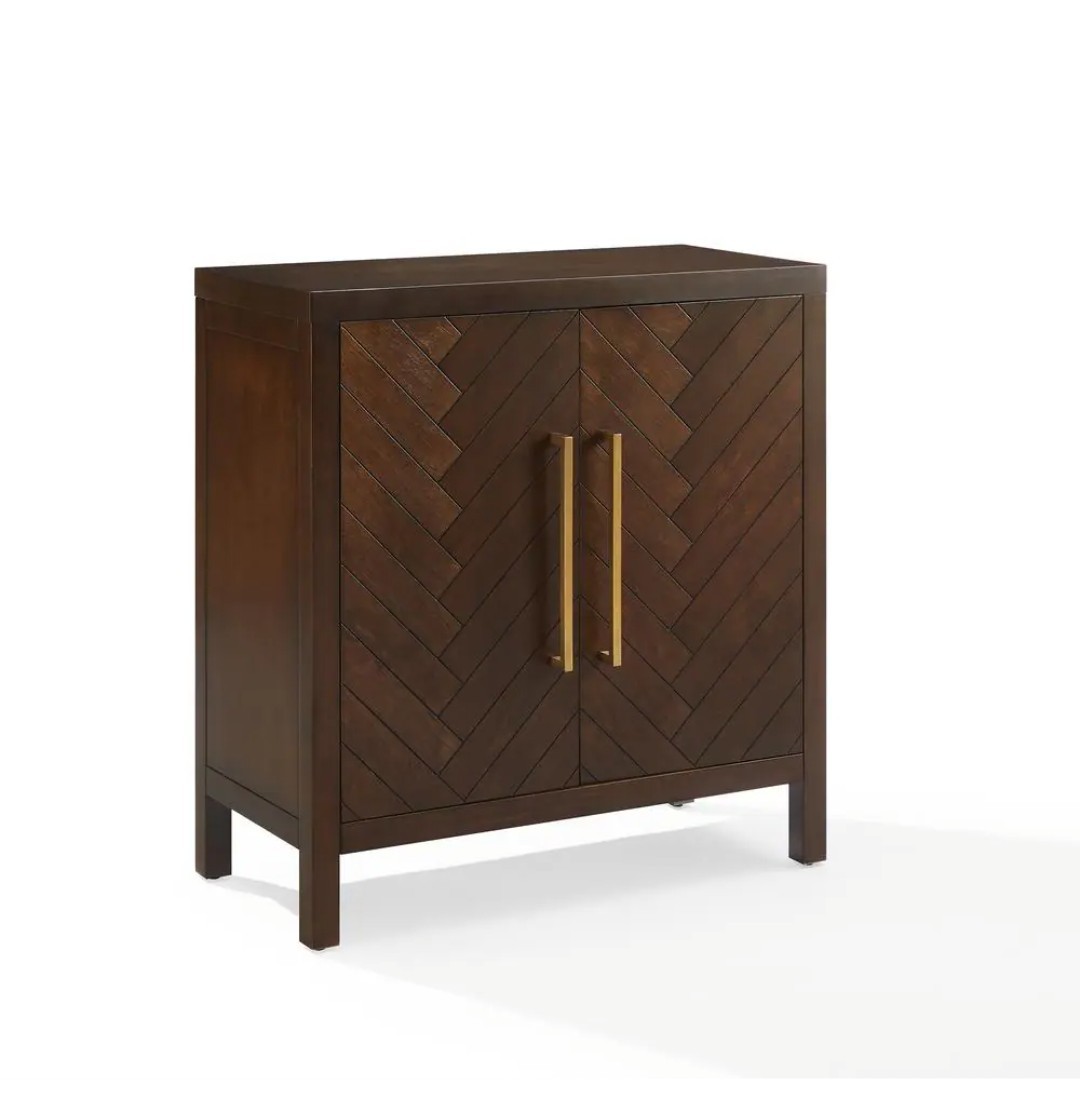 CROSLEY FURNITURE Darcy Dark Brown Accent Cabinet