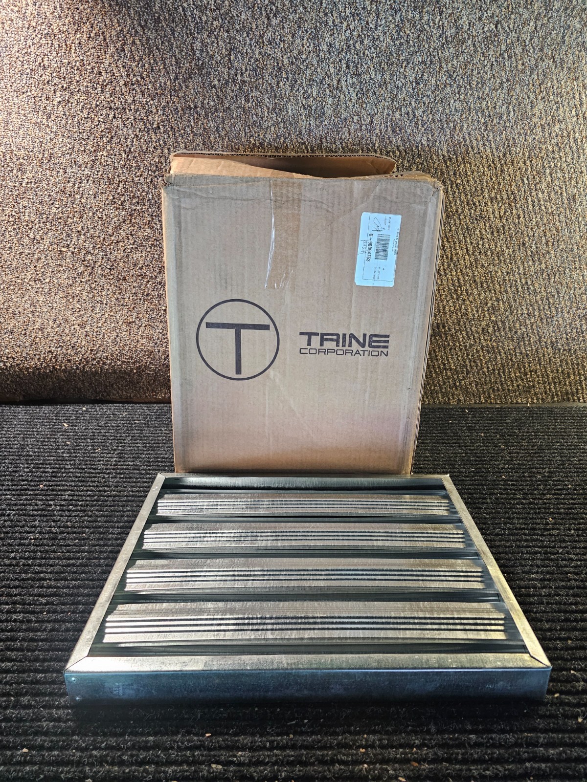 (QTY 6) Trine F35I Baffle Grease Filter, 20in. x 16in. x 2in., Galvanized Steel