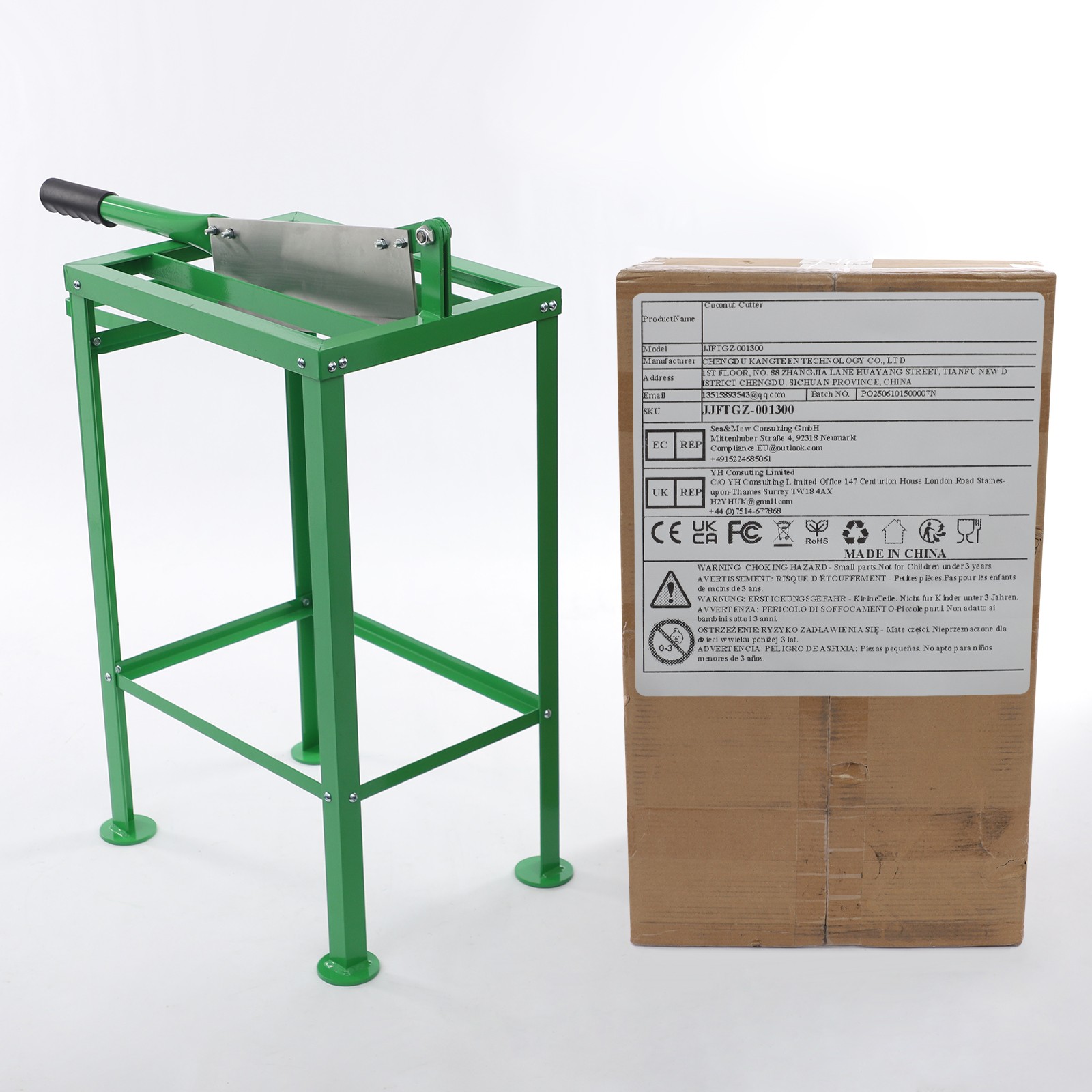 Tender Coconut Cutter Manual Coconut Cutting Machine For Fruit Shop 70*33*81cm