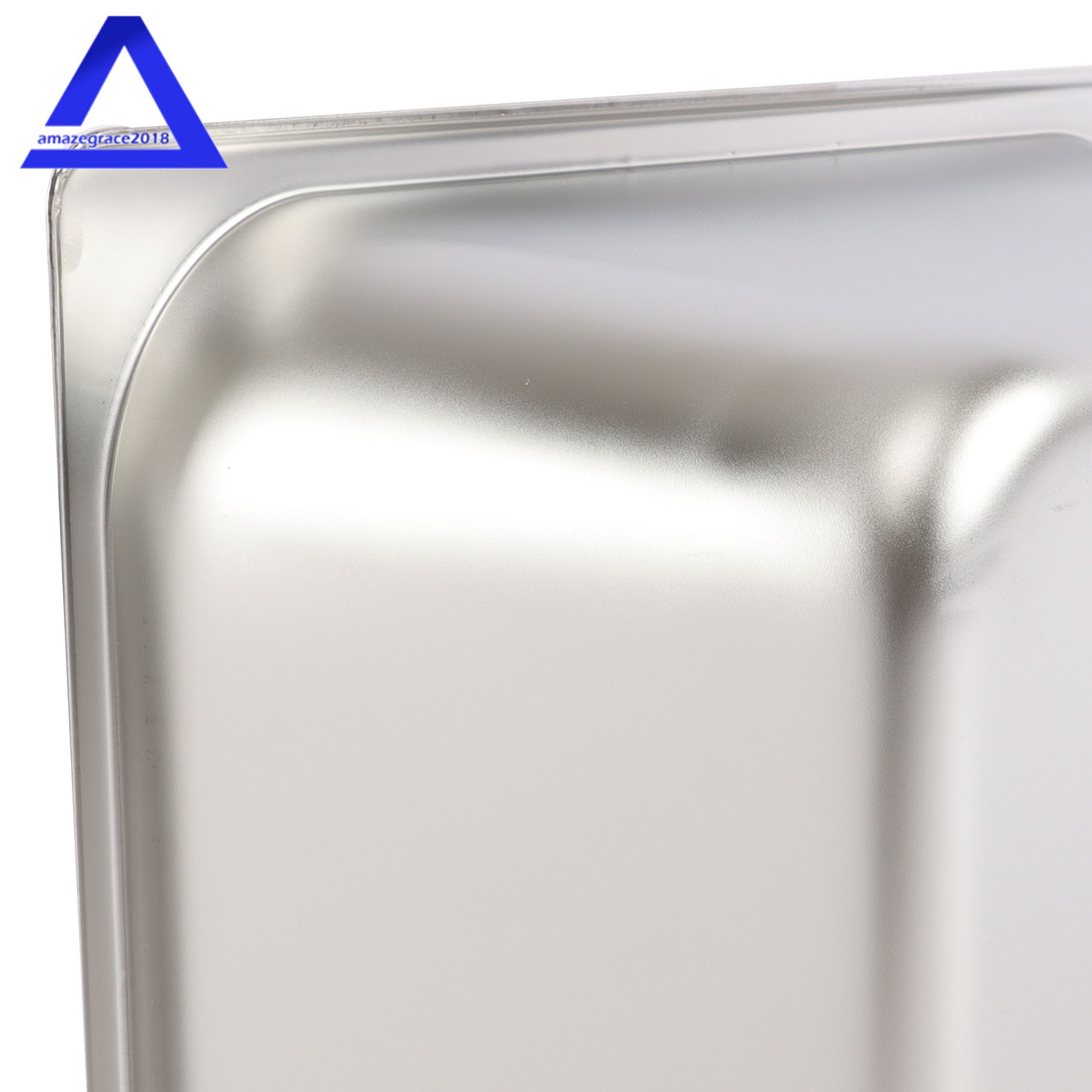 Steam Table Hotel Pans 1/2 Size 6″ Deep 2Pcs Stainless Steel Metal Tray with Lid