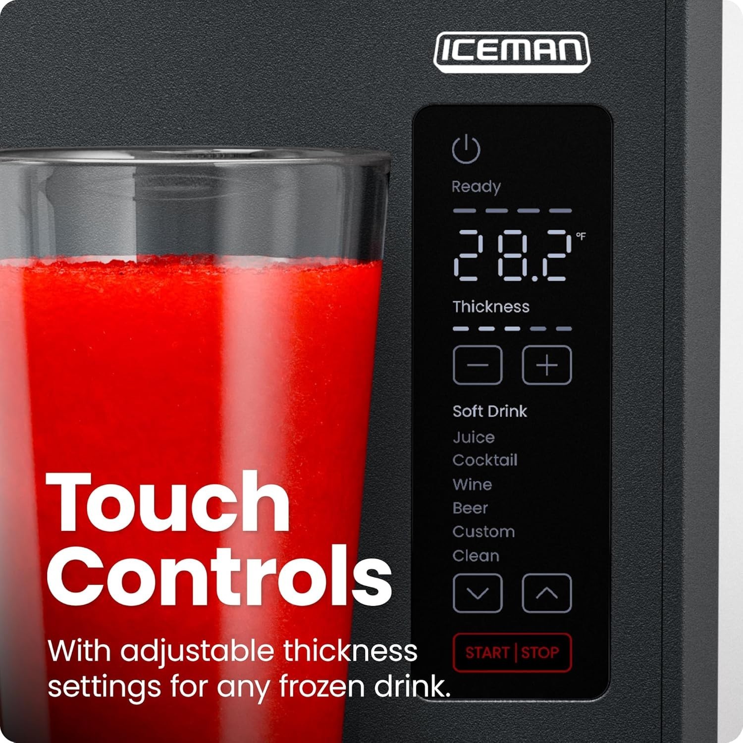 Slush-Ease Slushie Machine, Frozen Drink Maker & Slushy Machine with 5 Preset…