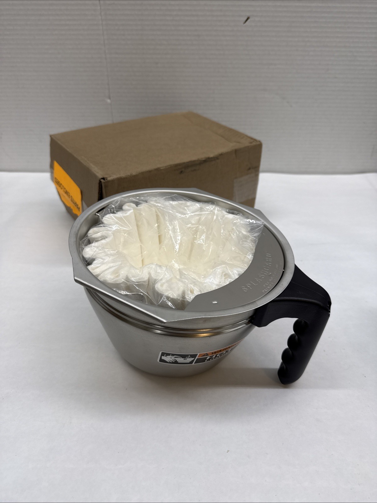 Bunn Coffee Replacement Splashguard Brewer Funnel Basket Filter Stainless 9″