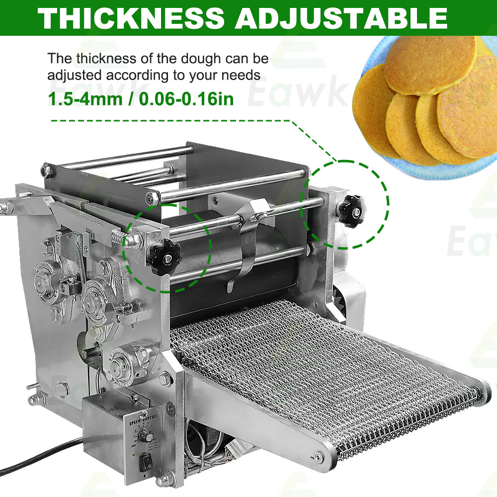Electric Automatic Corn Tortilla Making Machine Mexican Chapati Tacos Maker 400W