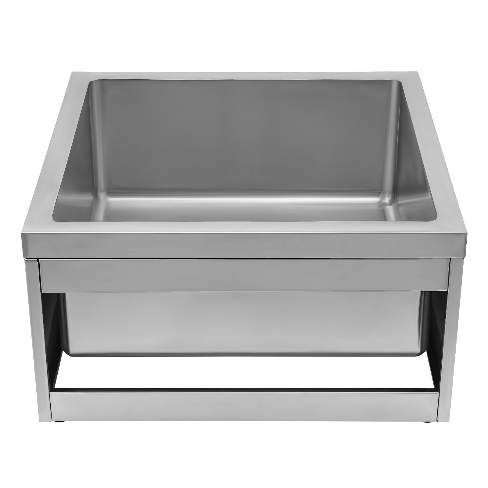 Free Standing Utility Sink, Single Bowl Commercial Sink Restaurant Kitchen Sink