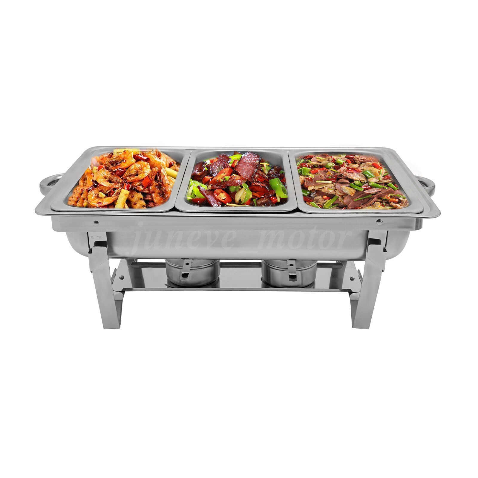 6/8/10X 9Qt Chafing Dish Buffet Set 316 Stainless Steel Chafer for Catering full
