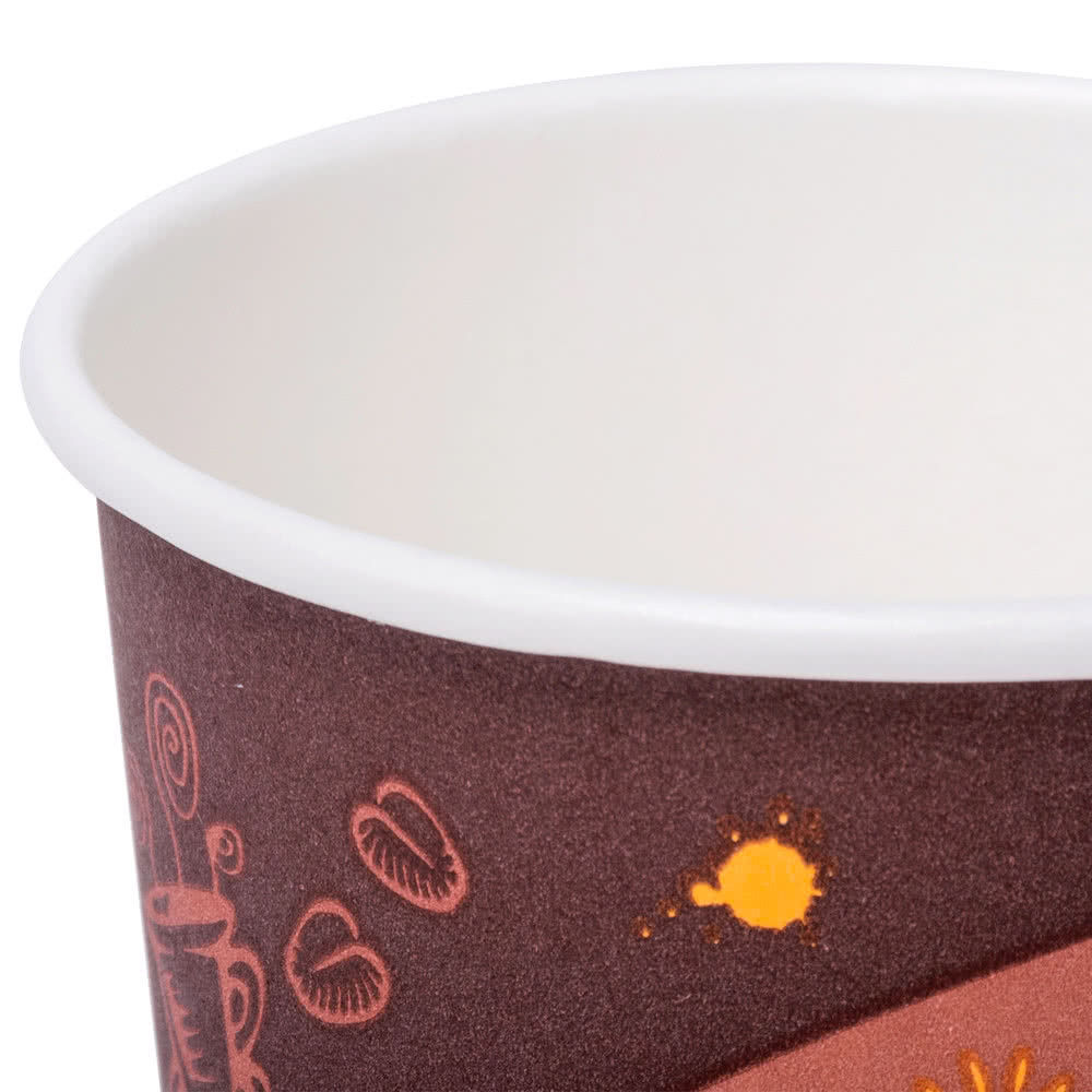 1200 CASE 20 Oz Print Poly Paper Hot Cup Tea Coffee Chocolate Take Out