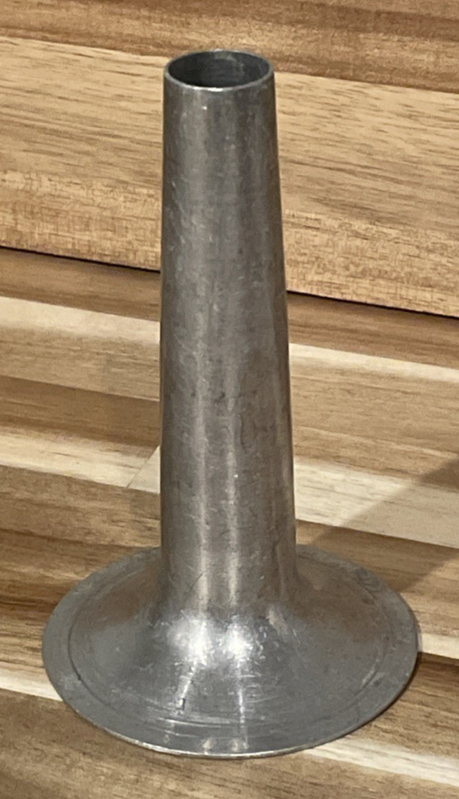 Vintage Unknown Brand Aluminum SAUSAGE STUFFER NOZZLE Used