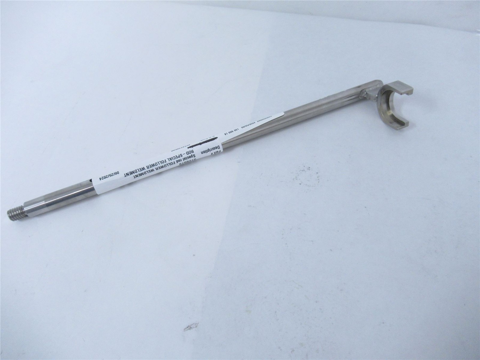 245527 New-No Box; Marel 9728079 Rod Arm follower weldement SS