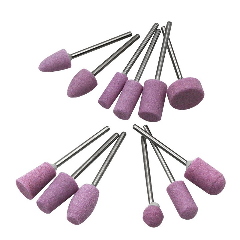 12Pcs Abrasive Polishing Mounted Stone For Rotary Tools Grinding Stone Wheel