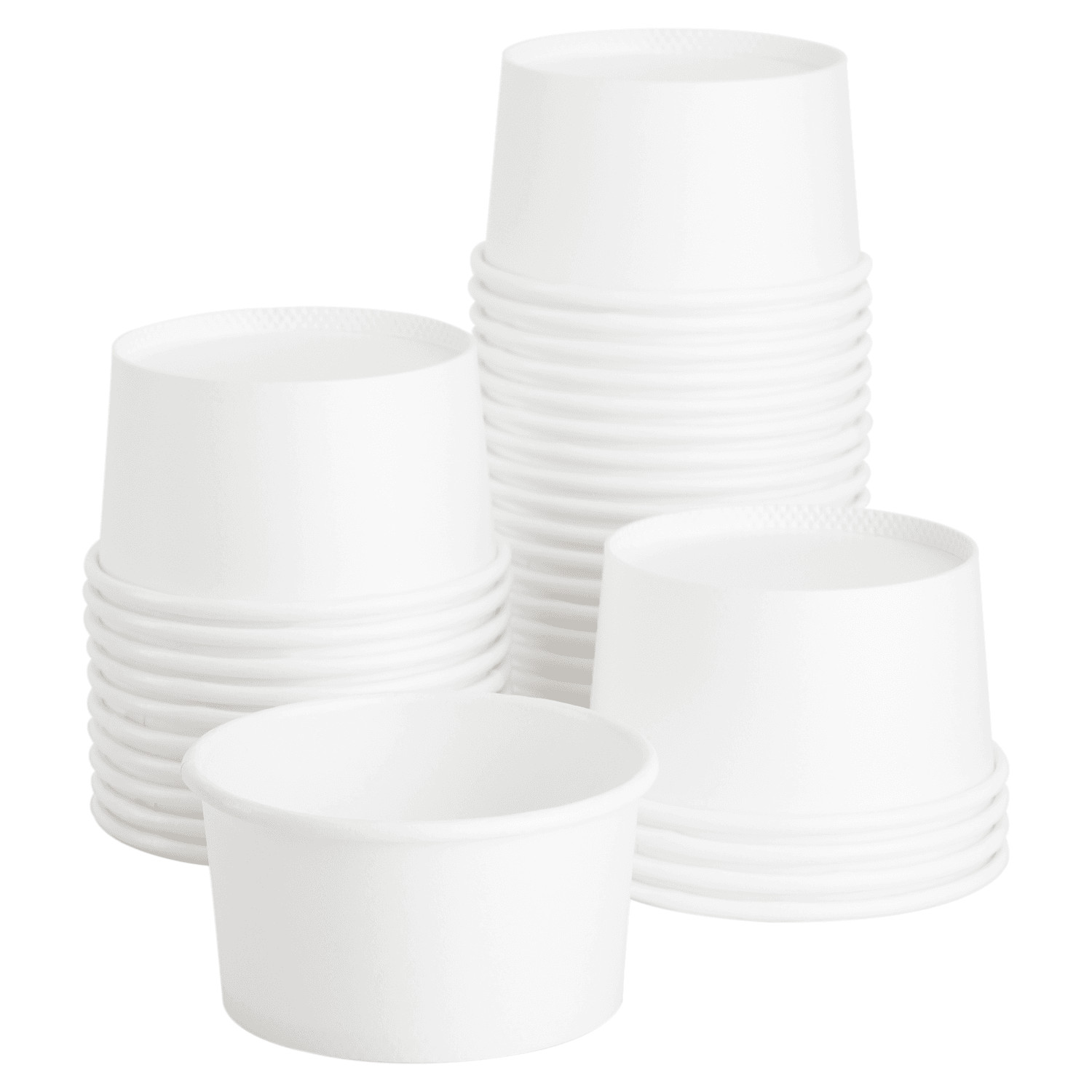 Karat Earth 4 oz Eco-Friendly Paper Portion Cup – White -1,000 ct, KE-P400-PPRW