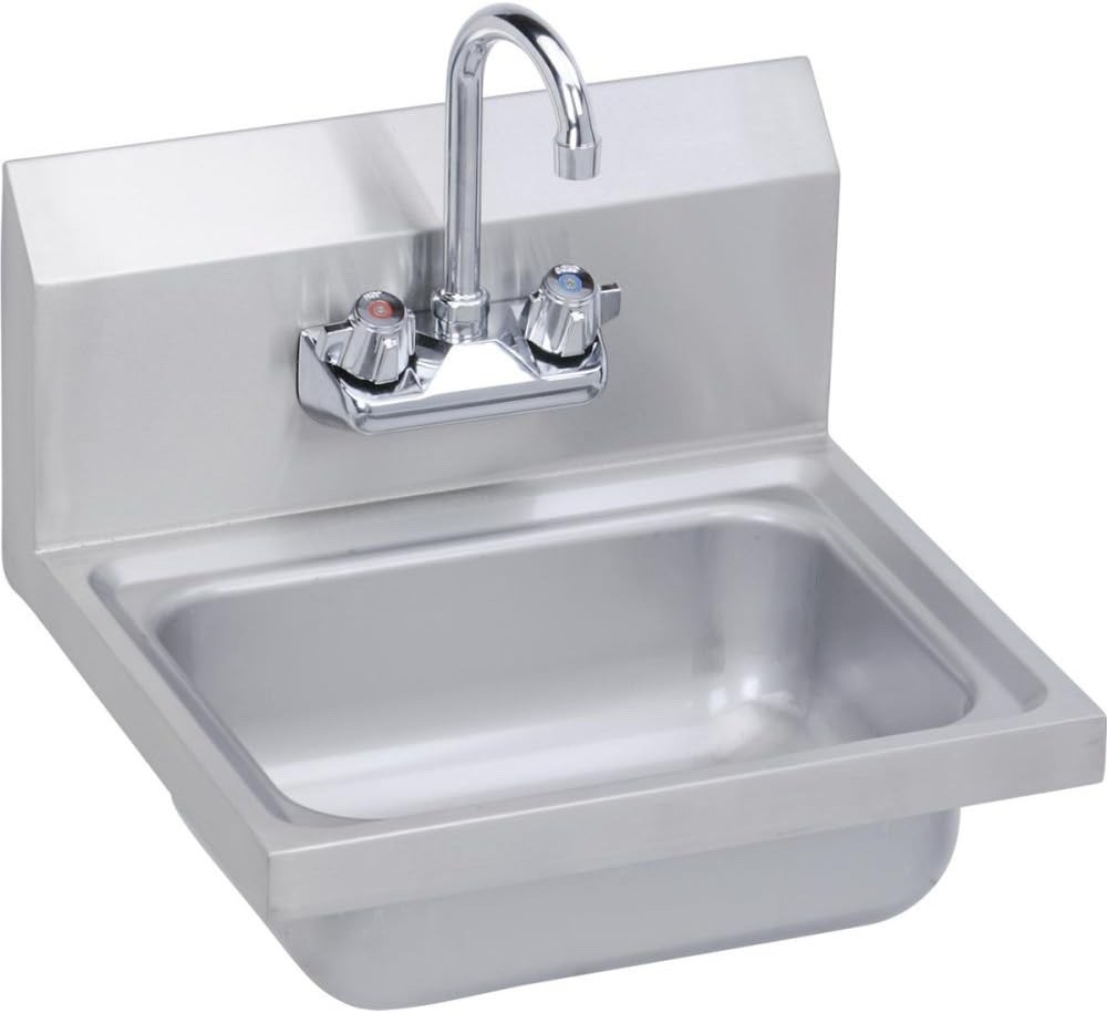 Elkay SEHS-17X Wall Mounted Single Basin Stainless Steel Utility Sink