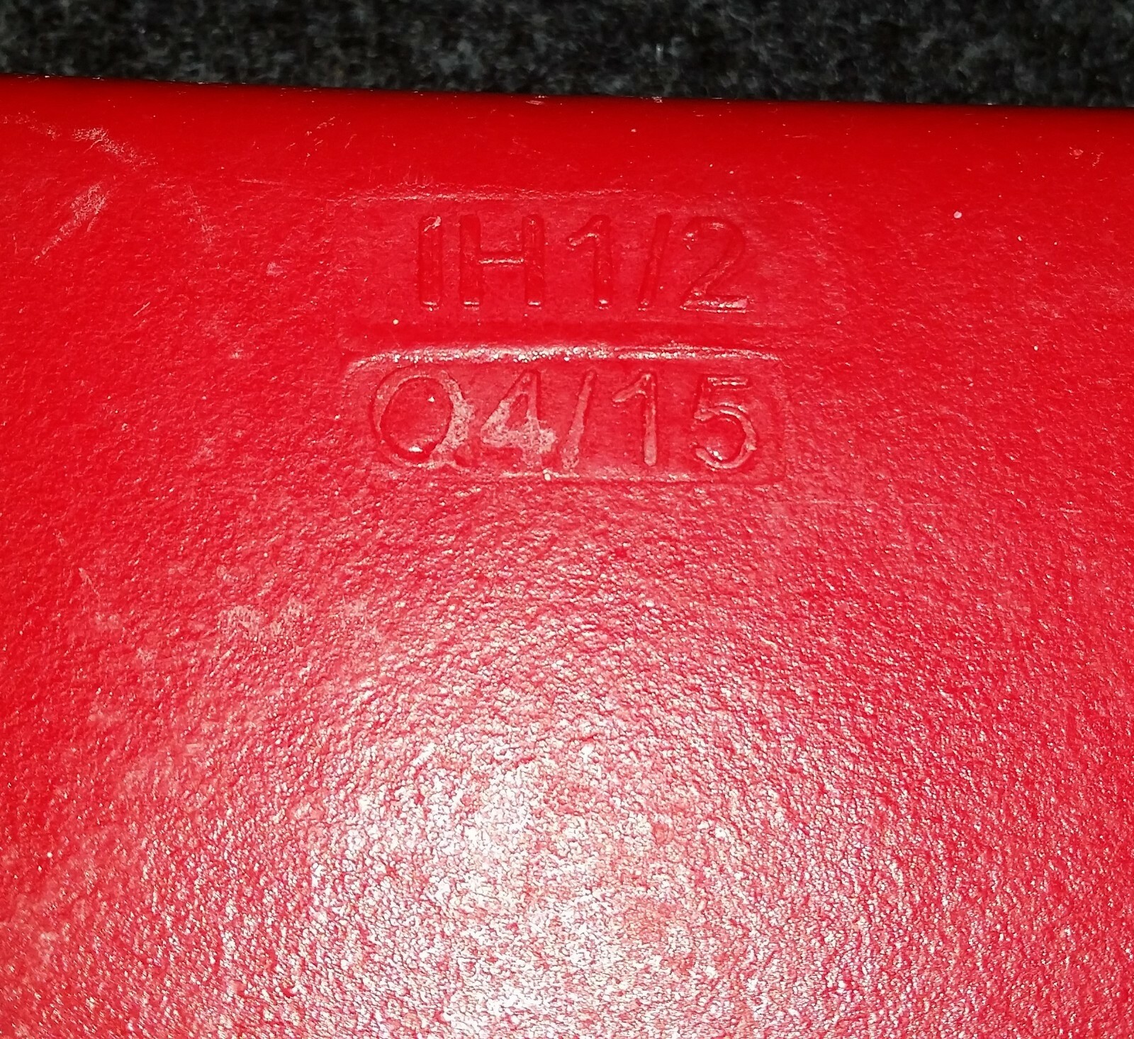LOT OF 2 BUGAMBILIA IH1/2 3.7 QT RED RESIN COATED ALUMINUM PANS