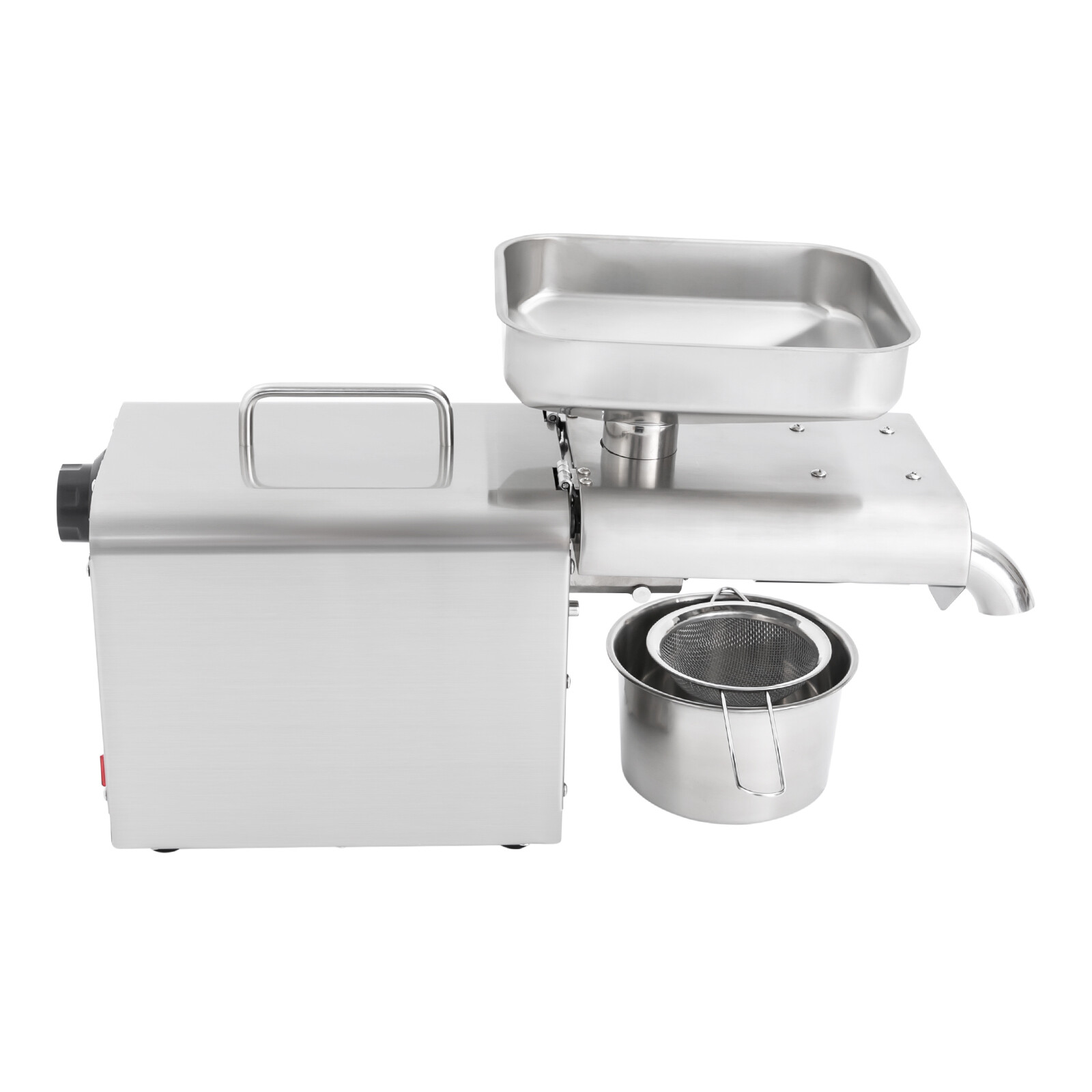Automatic Nut Flax Seeds Oil Press Machine Cold and Hot Oil Extractor 610W 110V