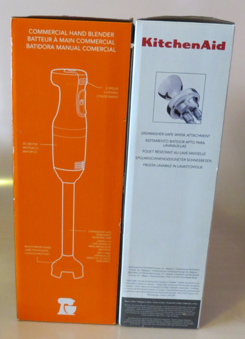 KitchenAid Commercial 12″ Hand Blender KHBC312OB & 10″ Whisk Attachment KHBC10W