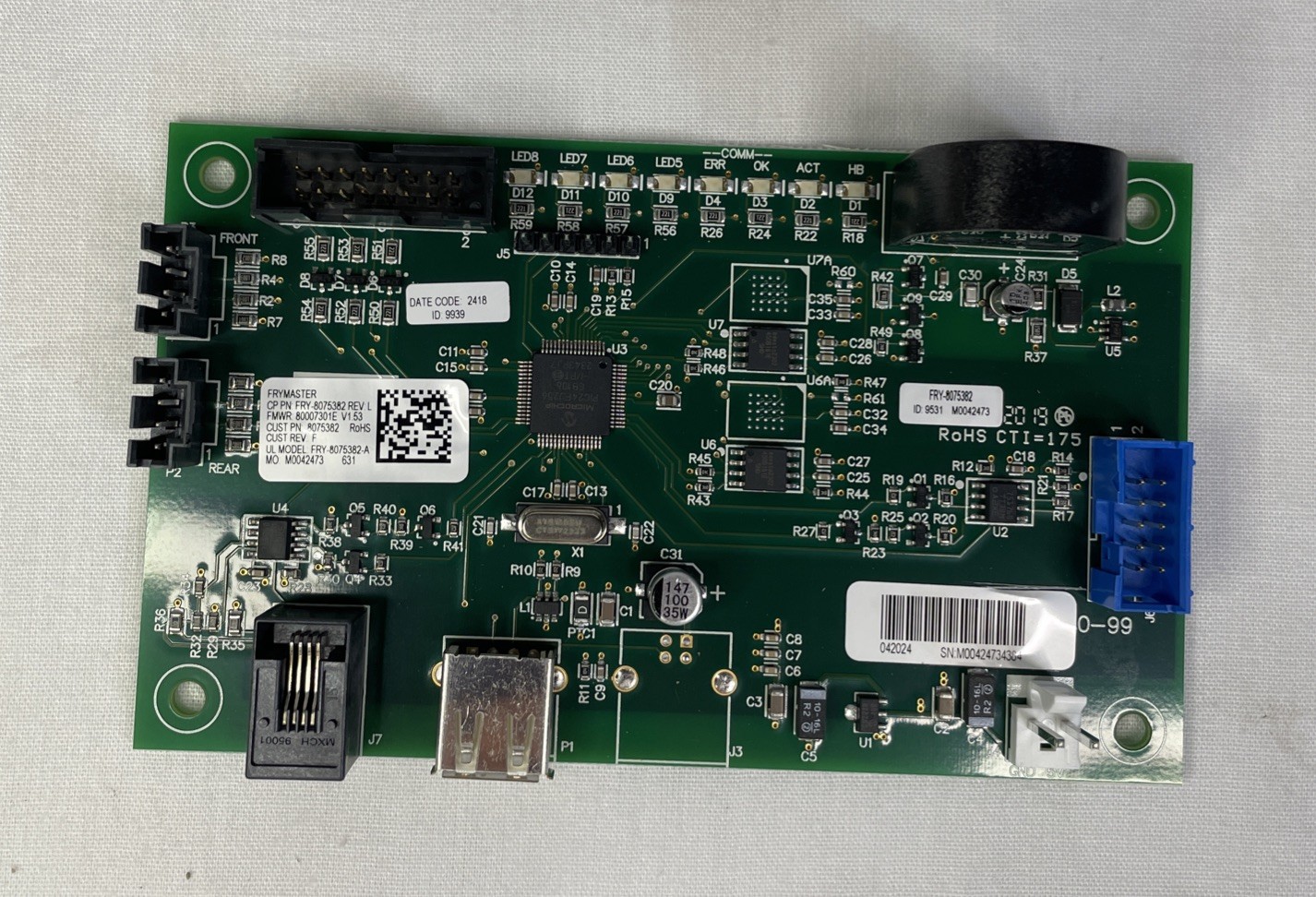 Frymaster 8075382 Master Control Board