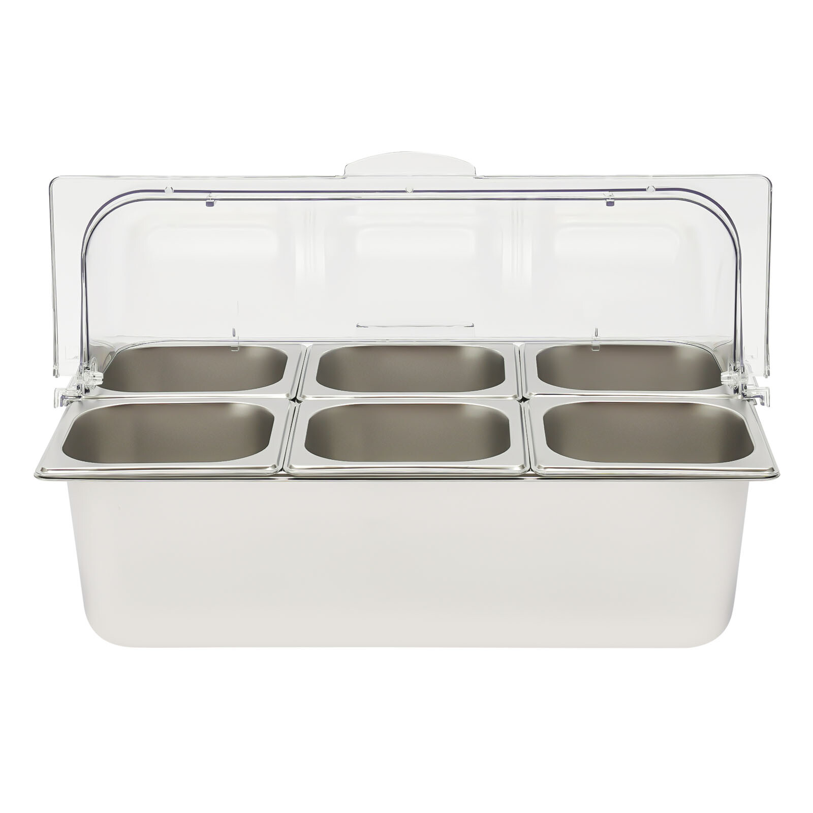 Ice Food Serving Display Tray Buffet Cold Serving Cooler Platter 6 Components