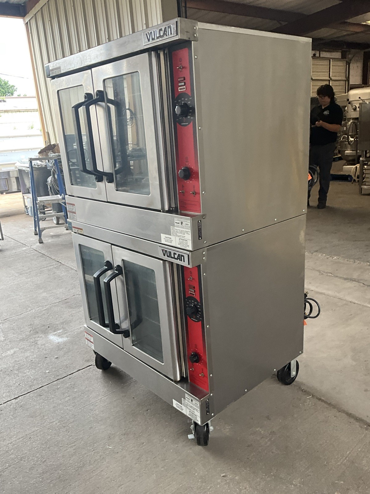 Vulcan Gas Double stack convection oven VC4GD Kitchen Catering Pastry shop F