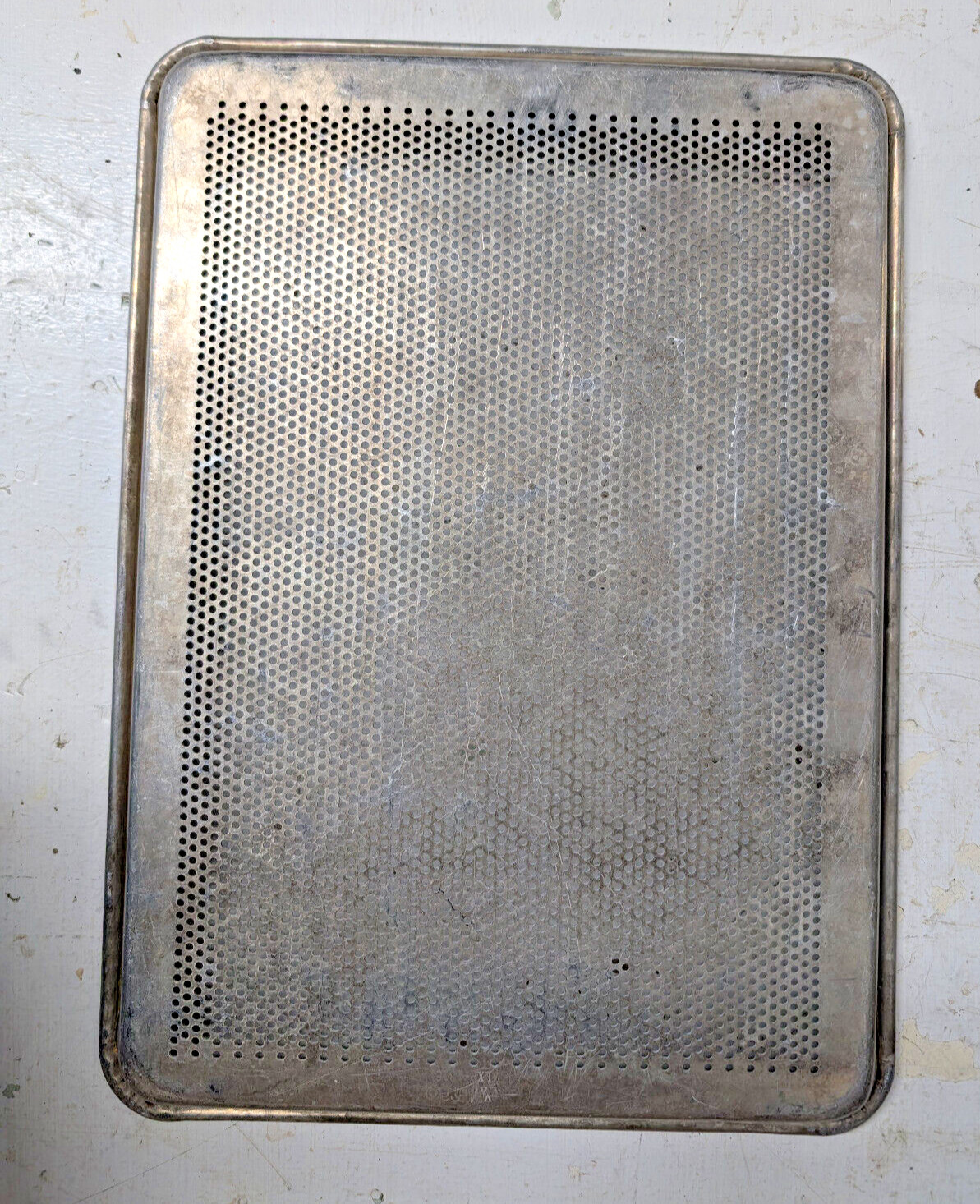 (x5) Unbranded Commercial Grade Aluminum Perforated Half Size Baking Sheet Pans