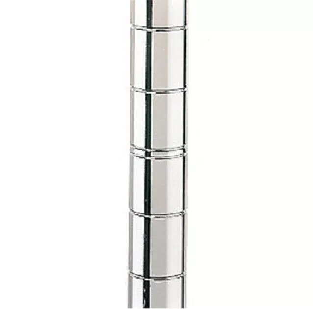 33″ Set of 4 Chrome Wire Shelving Posts Adjustable Metal Poles NSF Commercial