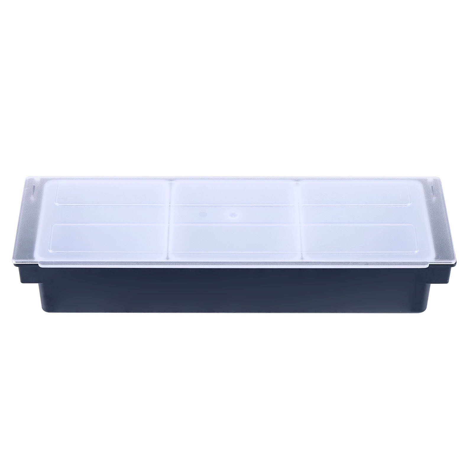3/4/5 Compartments Condiment Dispenser Chilled Server Caddy Food Tray Salad Bar