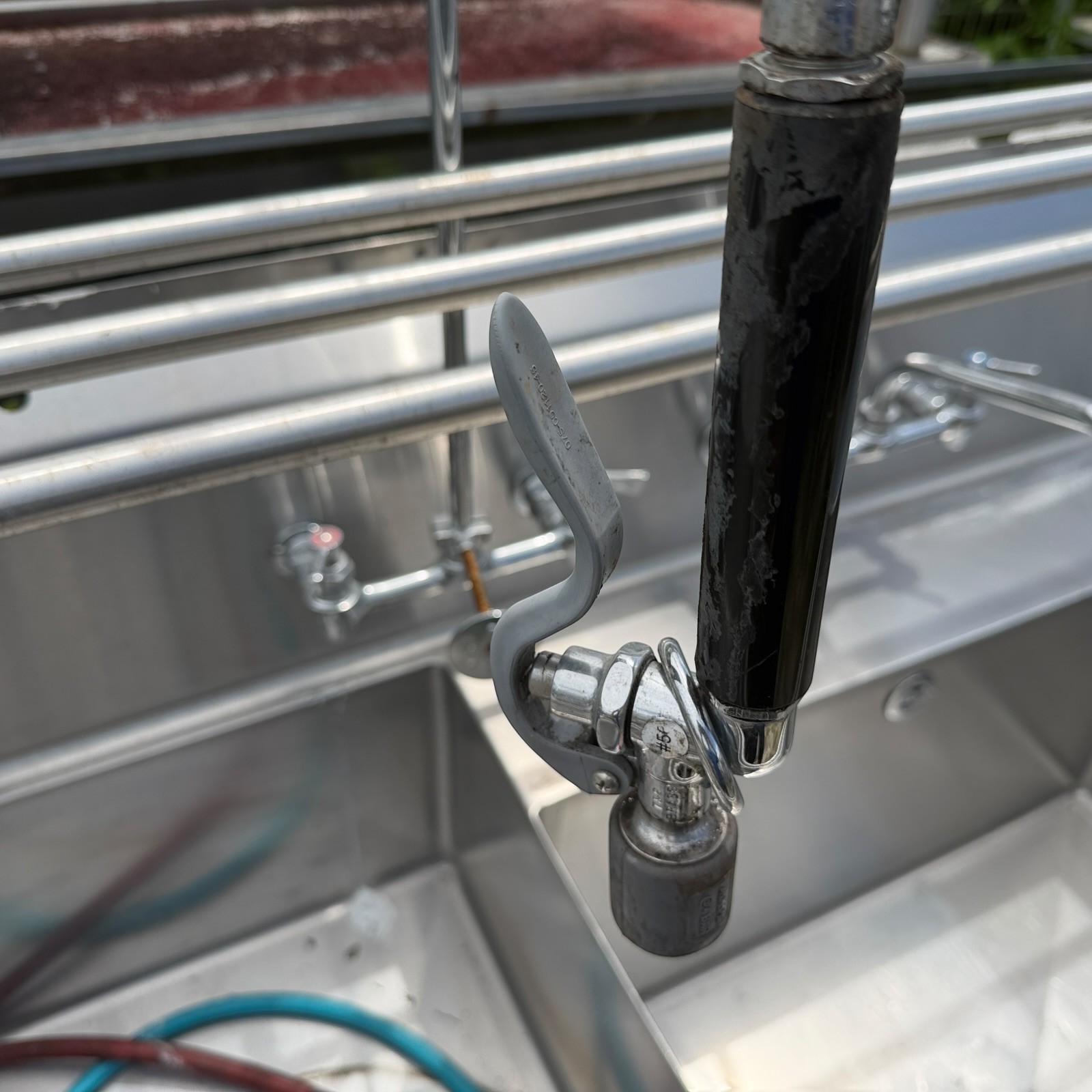 Load King 3 Compartment Commercial Sink w/ 2 Drainboards Pre-Rinse Faucet NSF SS