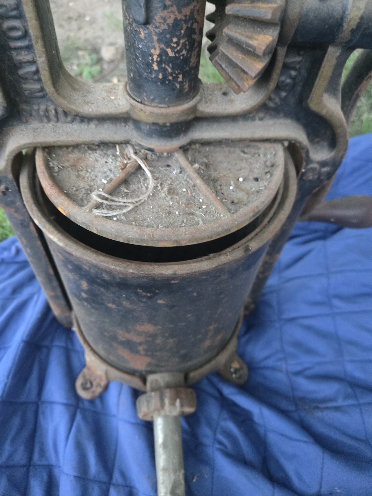 Antique Cast Iron National Specialty 4qt Sausage Stuffer Fruit Press USA
